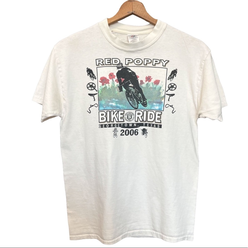 Vintage ‘06 Red Poppy Bike Ride T-Shirt